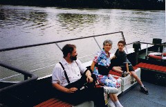 Dan Dorrough; Ruth Dorrough; Ben Dorrough; Hungary; Danube river boat